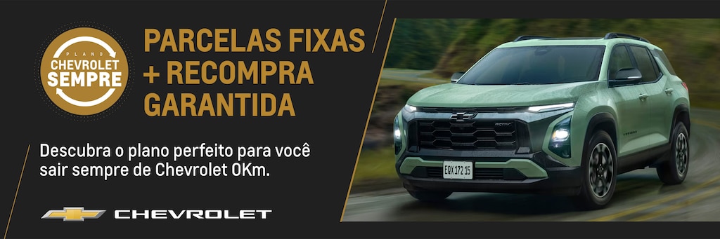 Conheça o plano Chevrolet Sempre na Absoluta Praia Grande