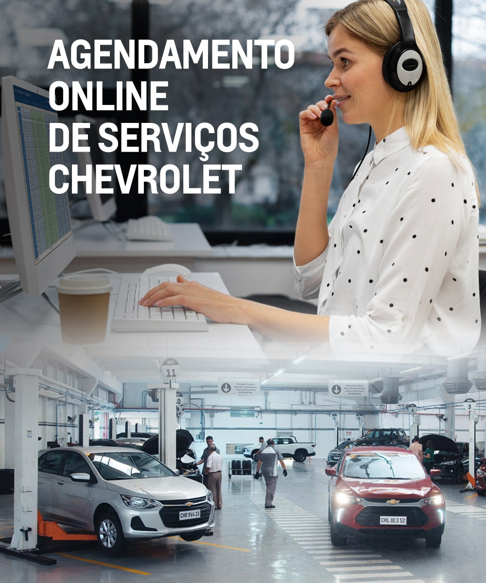 Agende online serviços automotivos prestados pela Chevrolet Absoluta Praia Grande