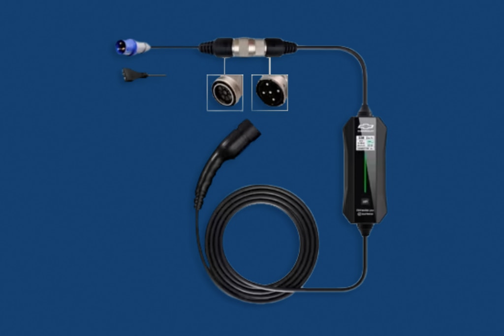 Carregador 2 em 1 do Equinox EV Elétrico da Chevrolet